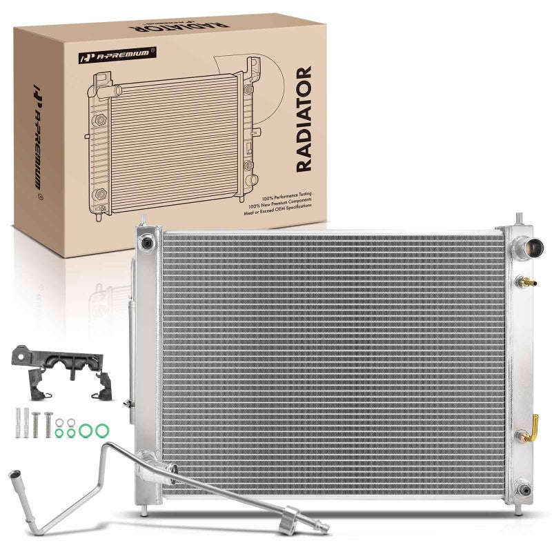 APremium Engine Coolant Radiator Assembly with Transmission Oil Cooler Compatible with Infiniti Q60 20142015 G37 20082013 Q40 2015 G25 20112012 G35 20072008 Nissan 370Z 25L 35L 37L