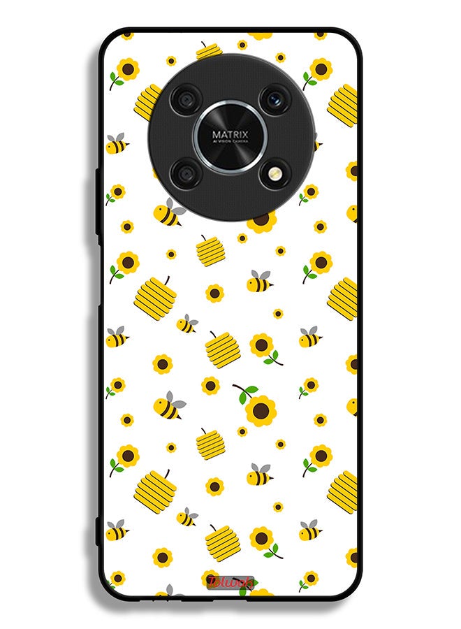 Tolwak Honor X30 5G Protective Case Cover Sunflowers And Bees - Image 2