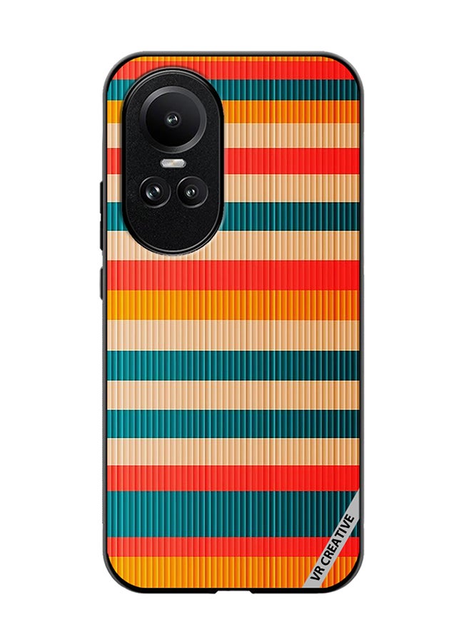 VR CREATIVE Protective Case Cover For Oppo Reno 10 Pro Texture Design Multicolour - Image 1