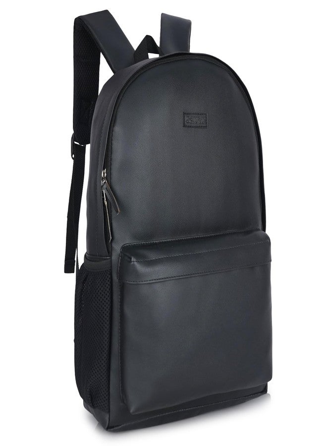 SAULT Vegan Leather Casual Vintage Laptop Backpack - Classic Design with Modern Functionality Travel For Unisex - Image 1