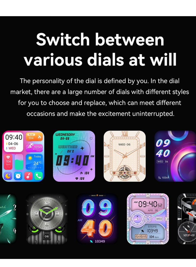 Smart Watch HK27 Amoled 1.78" HD Screen BT Call NFC AI Voice Assistant Health Monitoring Fitness Tracker Men Women Smartwatch - Image 4