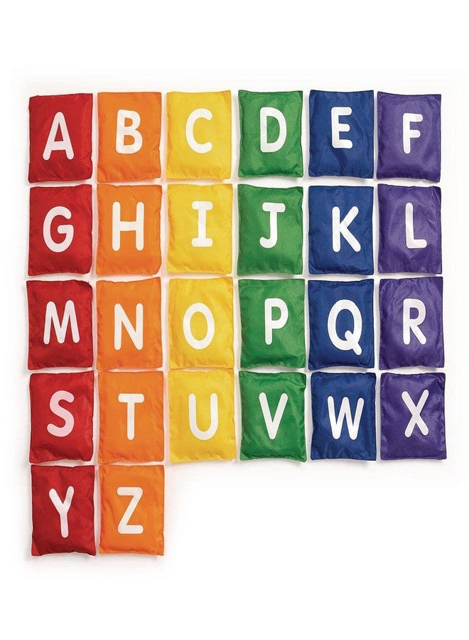 Excellerations Nylon Alphabet Beanbags Rainbow Colors Set of 26 Toy for Kids - Image 3