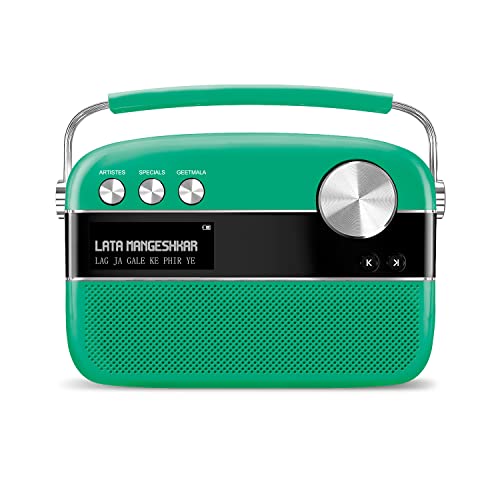 Carvaan Saregama Carvaan Premium Hindi - Portable Music Player with 5000 Preloaded Songs, FM/BT/AUX (Forest Green) - Image 1