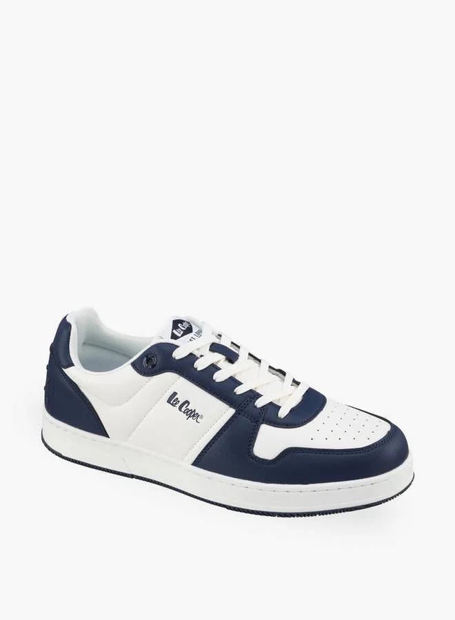 Lee Cooper Men Panelled Lace-Up Ankle Sneakers