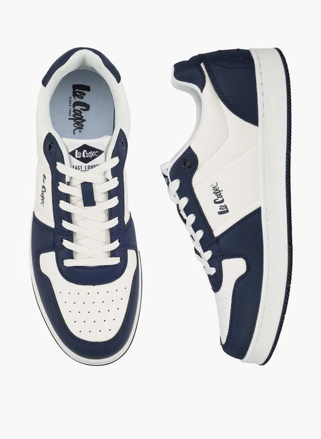 Lee Cooper Men Panelled Lace-Up Ankle Sneakers