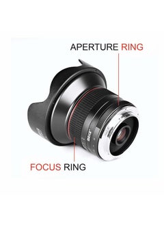 Meike 12mm f2.8 Ultra Wide Angle Fixed Lens with Removeable Hood for Fujifilm Mirrorless Camera with APS-C such as X-T1 X-T2 X-T3 X-T4 X-T20 X-T10 X-T30 X-T100 X-T200 X-Pro2 X-E3 X-Pro3 X-A X-E1  - Image 5
