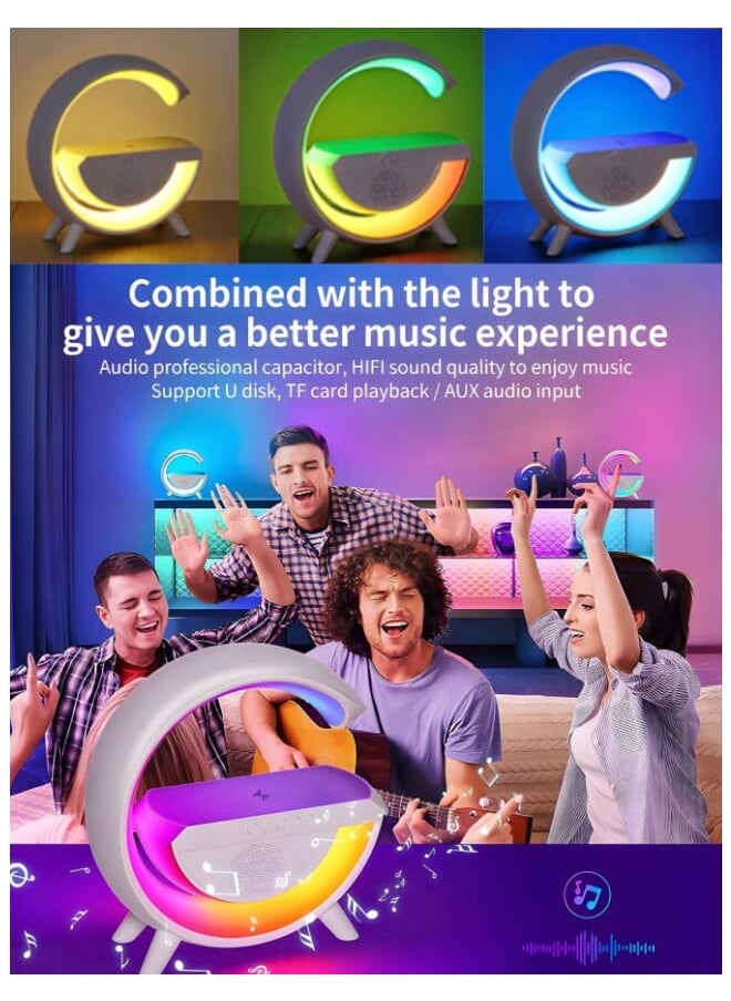 Marakoko - Bluetooth LED Wireless Charging Speaker - Image 1