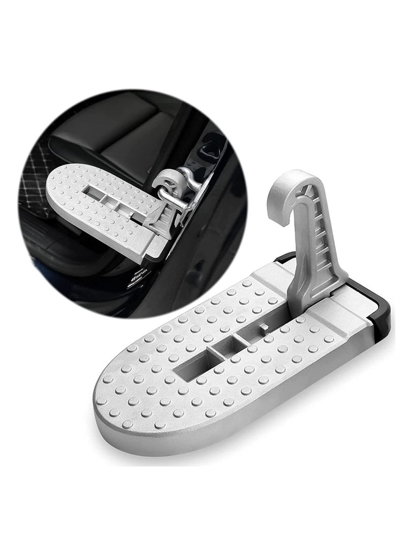 KASTWAVE Car Door Step, Car Latch Hook Door Step with Silicone Base, Multi-Functional Foldable Car Door Latch Hook Step Mini Foot Pedal Ladder, Assisting in Boarding The Roof - Image 1