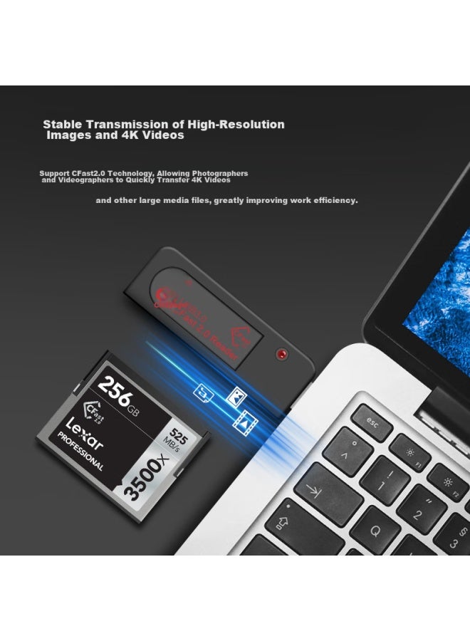 Chuanyu Usb3.0 High-speed Cfast 2.0 Card Reader For Canon 1dx/c300/xc10 Professional Dslr Camera Memory Card, C302 - Image 3