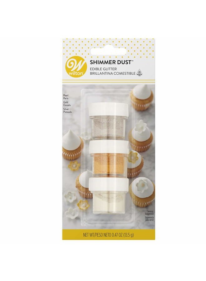 Wilton غبار لامع صالح للأكل، مجموعة من 3 - Image 1