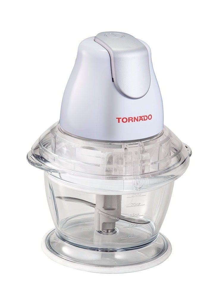 تورنيدو كبة تورنيدو 400 وات 1 لتر تقطيع الملوخية أبيض CH-400ML