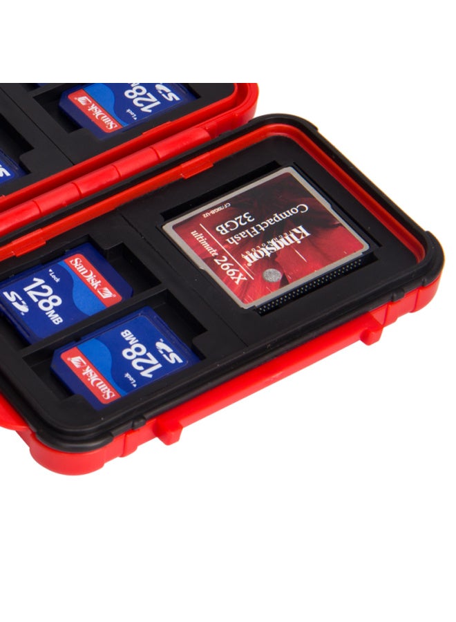 Eirmai Cb-101 Dslr Camera Storage Card Case, Sd Cf Msd Tf Card Holder, Storage Box, Red - Image 2