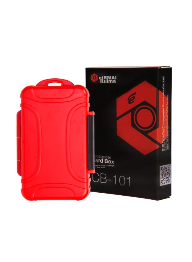 Eirmai Cb-101 Dslr Camera Storage Card Case, Sd Cf Msd Tf Card Holder, Storage Box, Red - Image 4