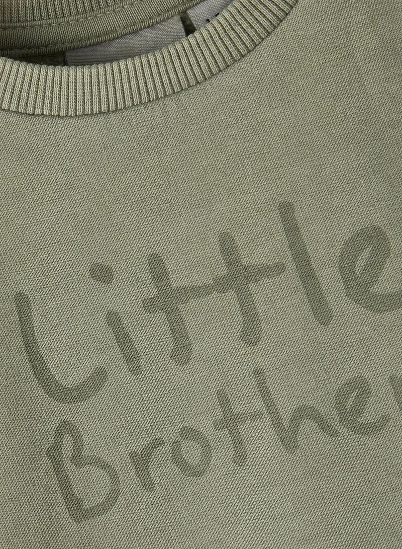 NAME IT Kids Text Print Sweatshirt