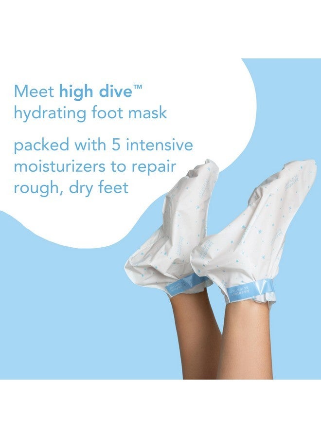 Barefoot Scientist High Dive Hydrating Foot Mask For Dry Cracked Feet, Heels, Toes, Single Use Hydrating Sock Booties, 1 Pair - Image 2