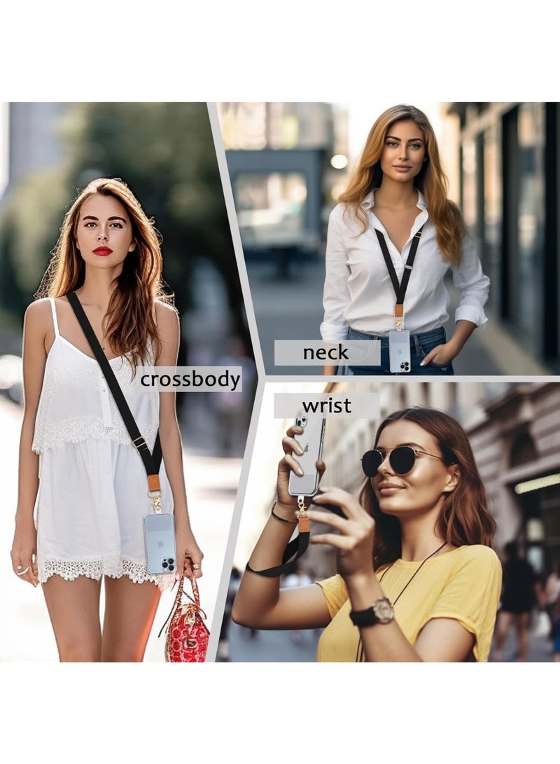 Zikra Phone Lanyard Crossbody Wrist Strap, Free Your Hands Adjustable Phone Strap, Phone Neck Strap for Car Keys Keychain Wallet Phone Case ID Badge - Image 2
