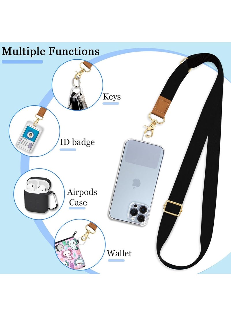 Zikra Phone Lanyard Crossbody Wrist Strap, Free Your Hands Adjustable Phone Strap, Phone Neck Strap for Car Keys Keychain Wallet Phone Case ID Badge - Image 4