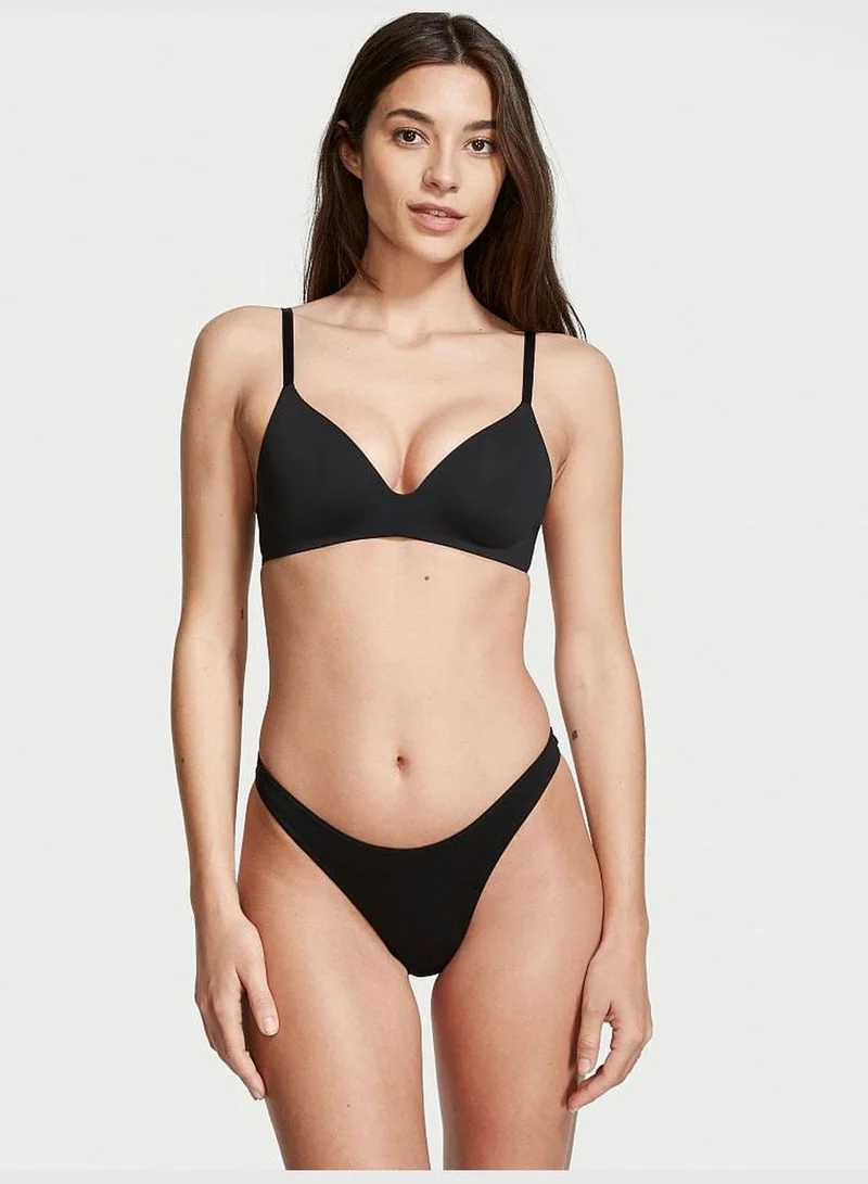 Victoria's Secret Stretch Cotton High-Leg Scoop Thong Panty