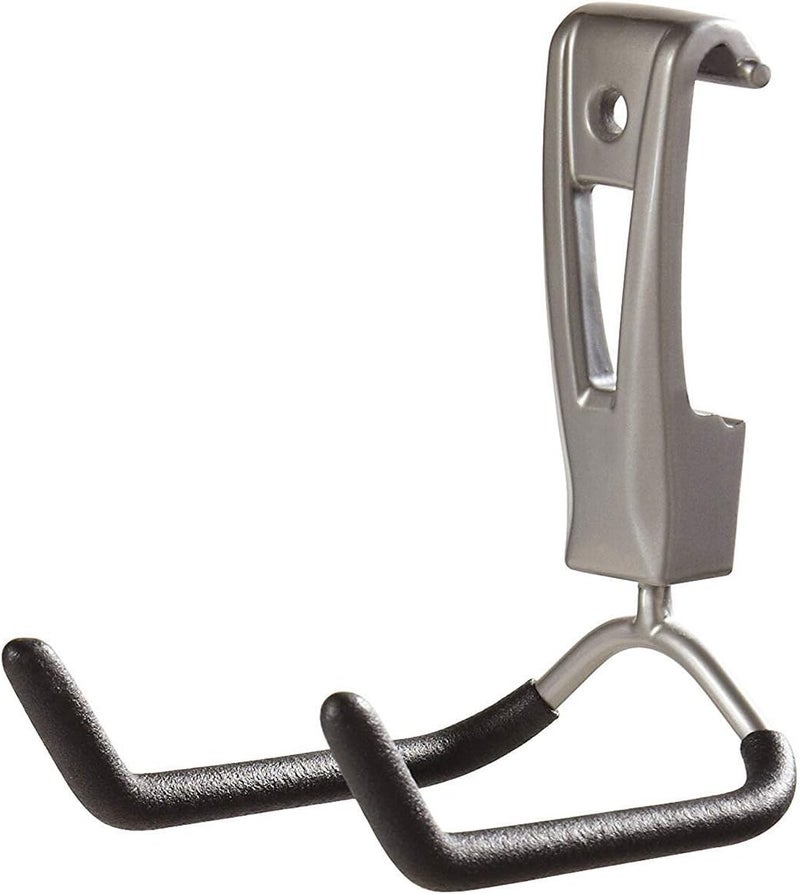 Rubbermaid Rubbermaid FastTrack Wall Mounted Garage Storage Utility Multi Hook for Tools Chairs Hose Equipment and Other Items Supports 25 Lbs Each 6 Pack  - Image 2