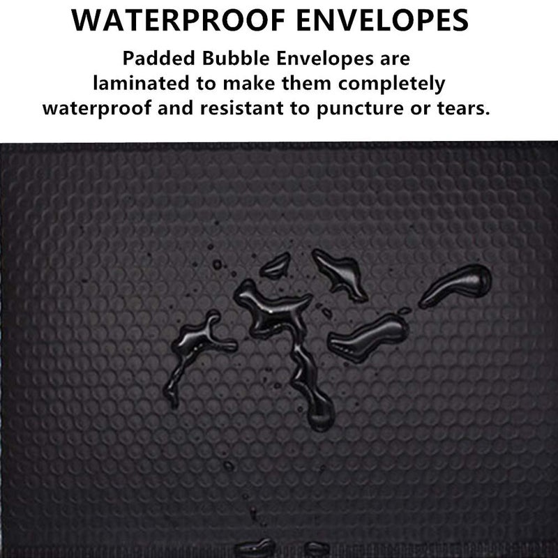 Yzjcafriz Bubble Mailers 3.5X5.9 Inch 50 Pack Small Padded Envelopes Poly Thicken Padded Self Seal Envelopes Bags(Black) - Image 4
