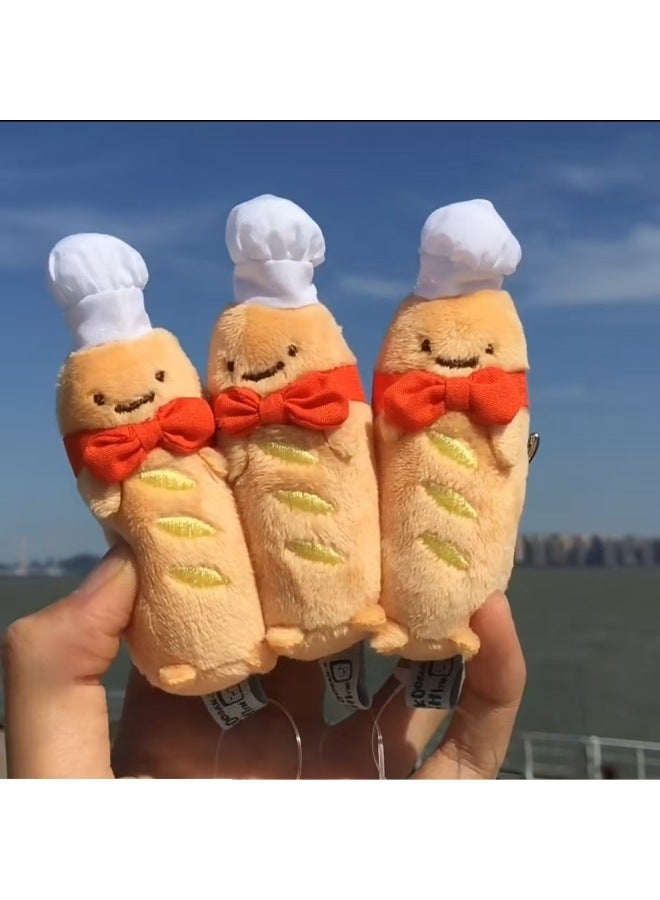 لعبة من القطيفة اللطيفة من Corner Creatures Scene Series Baguette Chef - اللون: مخلوق الزاوية - الارتفاع: حوالي 9 سم ارتفاع - Image 5