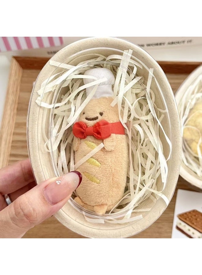 لعبة من القطيفة اللطيفة من Corner Creatures Scene Series Baguette Chef - اللون: مخلوق الزاوية - الارتفاع: حوالي 9 سم ارتفاع - Image 3