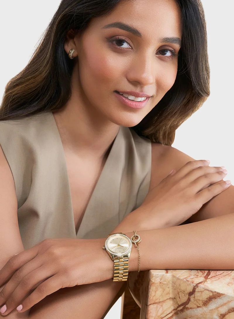 OLIVIA BURTON Steel Strap Analog Watch