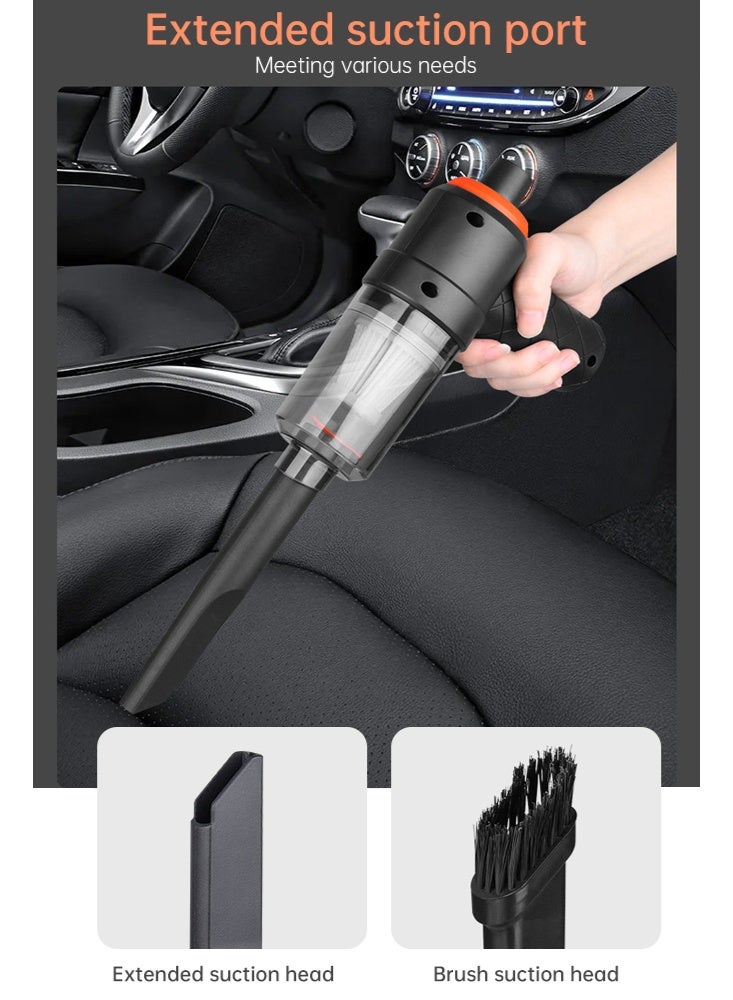 Forthcan Cordless Handheld Vacuum Cleaner, 7.4V , Air Blow Powerful brushless motor 4500PA Handheld Vacuum With 2000 mAh battery,Compact Cordless Vacuum,Portable Multi-Nozzles for Car, Keyboard, Home, Office, Kitchen，Easy Storage - Image 3