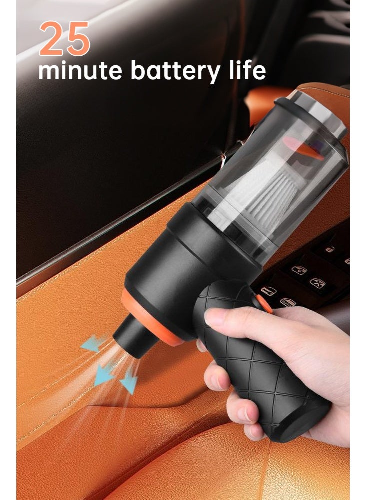 Forthcan Cordless Handheld Vacuum Cleaner, 7.4V , Air Blow Powerful brushless motor 4500PA Handheld Vacuum With 2000 mAh battery,Compact Cordless Vacuum,Portable Multi-Nozzles for Car, Keyboard, Home, Office, Kitchen，Easy Storage - Image 4