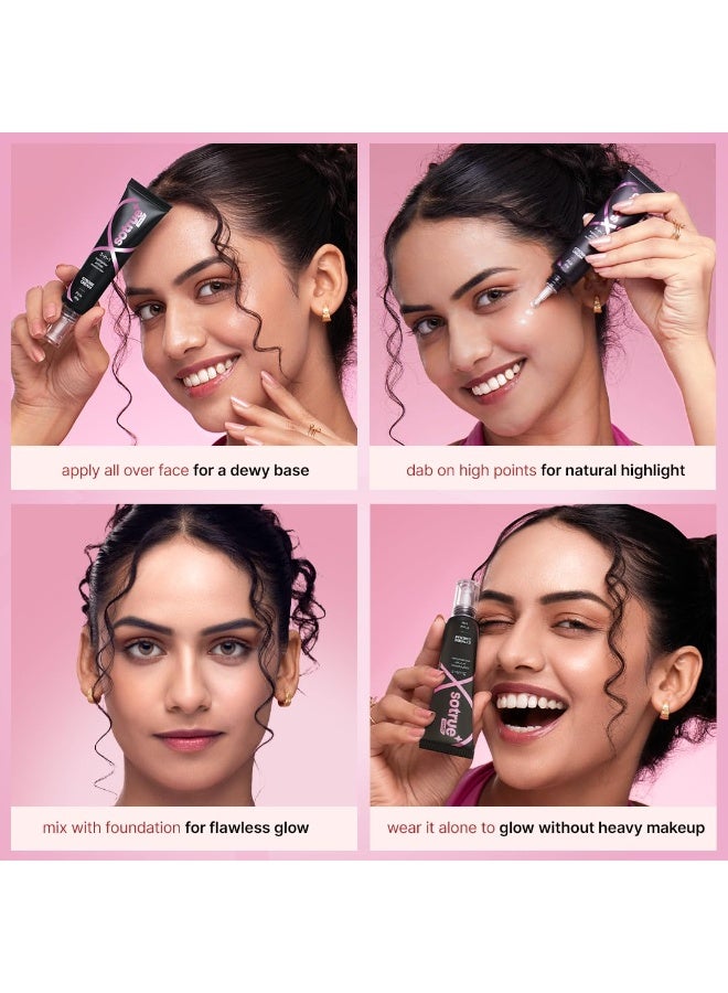 So True Sotrue Strobe Cream Pink for Face Radiance, Multipurpose Strobe Cream, Dewy Glazed Instant Glow, Highlighter For Face, Boosts Hydration - For All Skin Types - Image 5