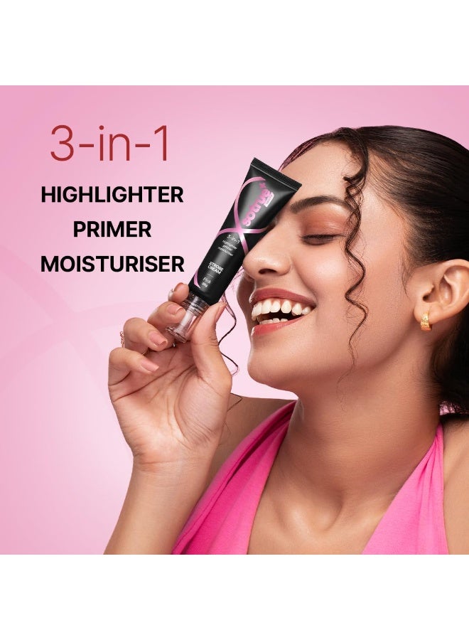 So True Sotrue Strobe Cream Pink for Face Radiance, Multipurpose Strobe Cream, Dewy Glazed Instant Glow, Highlighter For Face, Boosts Hydration - For All Skin Types - Image 2