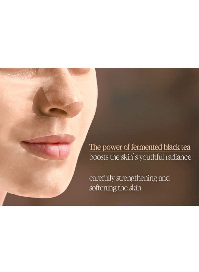 Pyunkang Yul Pyunkang Yul Fermented Black Tea Revitalizing Mask Pack with Low Molecule Collagen, Shea Butter, Skin Revival, Elasticity Care, Deep Moisturizing, Korean Face Skin Care Facial Mask Sheet 25ml x 10ea  - Image 5