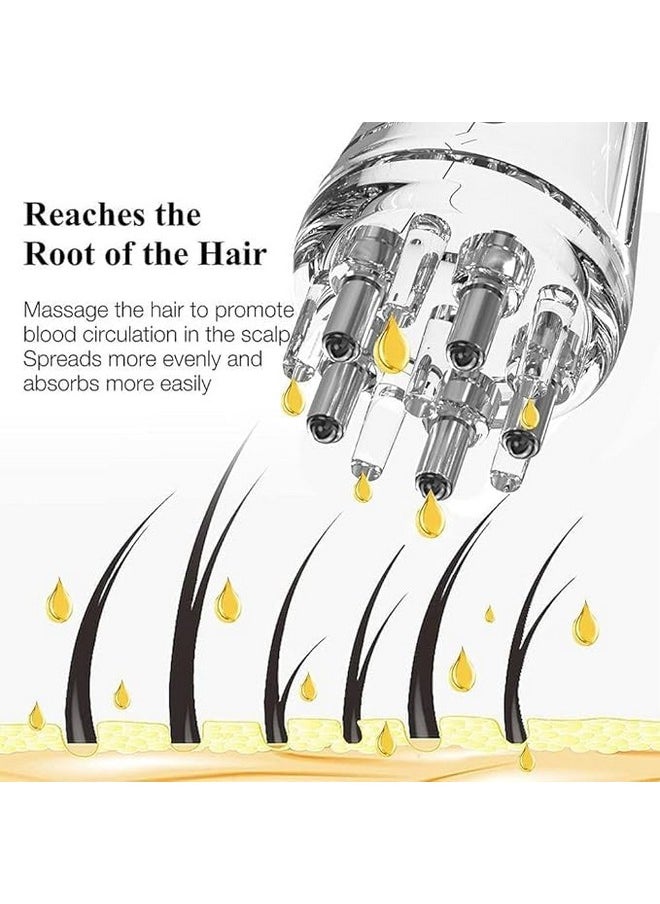 Valkyrie VALKYRIE Hair Oil Applicator, Oil Applicator For Scalp, Adivasi Hair Oil, Scalp Applicator Comb Hair Essential Oil Massage Comb, Hair Oil Applicator Bottle, Hair Oil Dispenser, Hair Massanger[Adivasi]  - Image 2