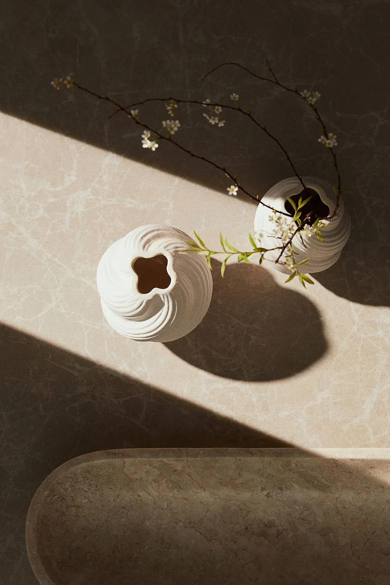 H&M 2-pack mini stoneware vases