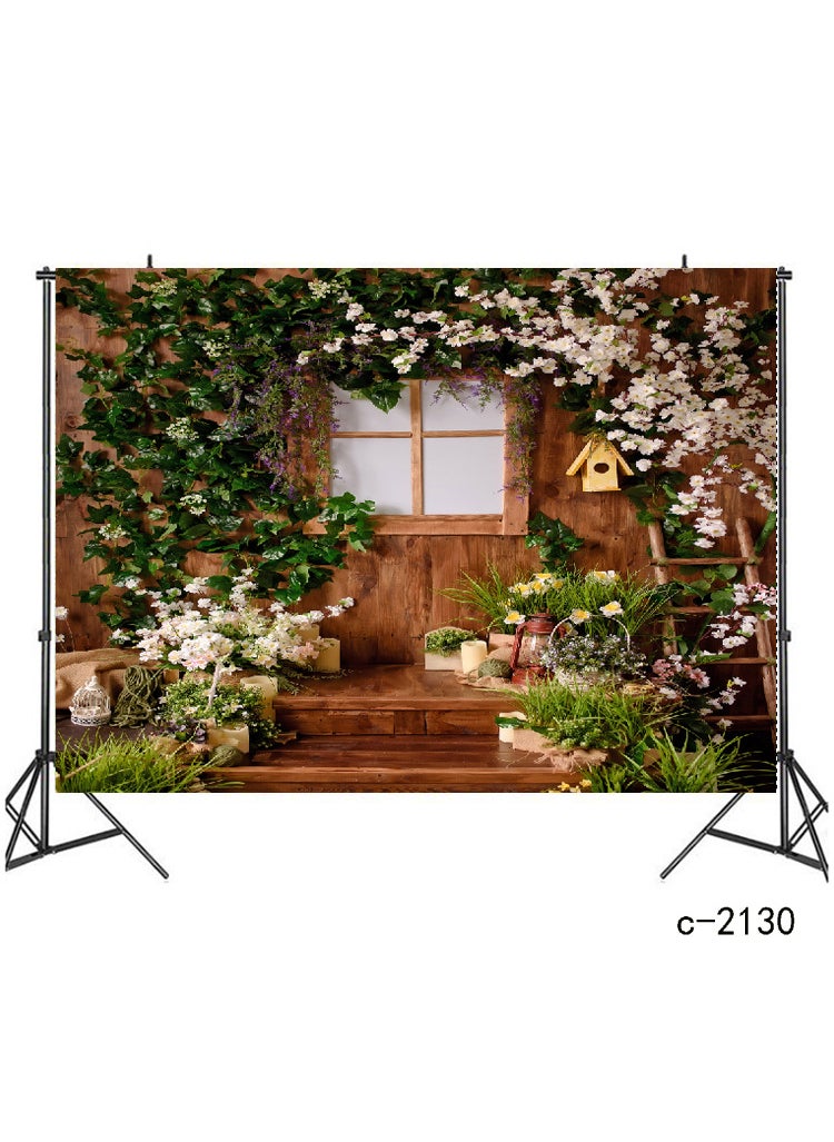 Generic - Wholesale Easter Background Prop Photography Backdrop Fabric Rabbit Egg Hunting Festival Colorful Eggs Design Customizable c-2130 - Image 1