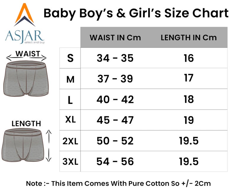 ASJAR Boys Cotton Underwear Soft Boyshorts Kids Boxer Briefs Multi Pattern (Pack of 4) (7-8 Y) - Image 3