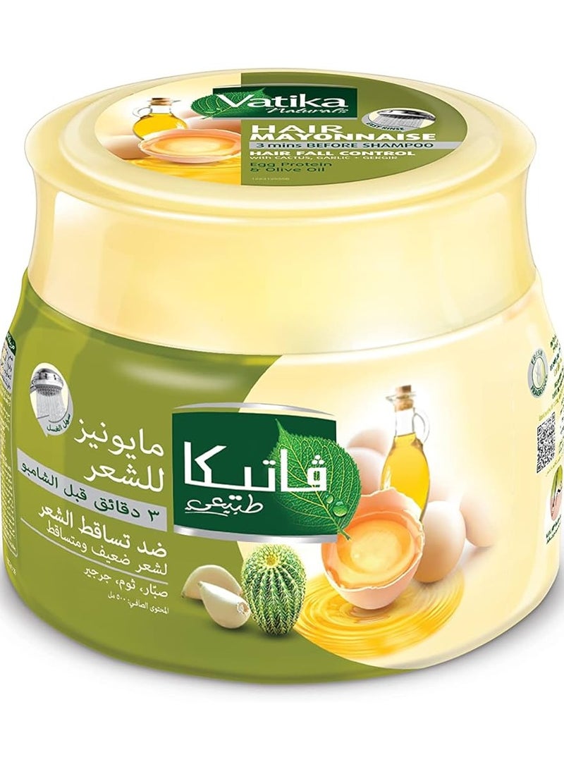 فاتيكا مايونيز فاتيكا للتحكم في تساقط الشعر (500 مل) | مستخلصات طبيعية من الصبار والثوم والغرغر | يساعد على علاج الشعر الضعيف والمتساقط | يعزز صحة الشعر