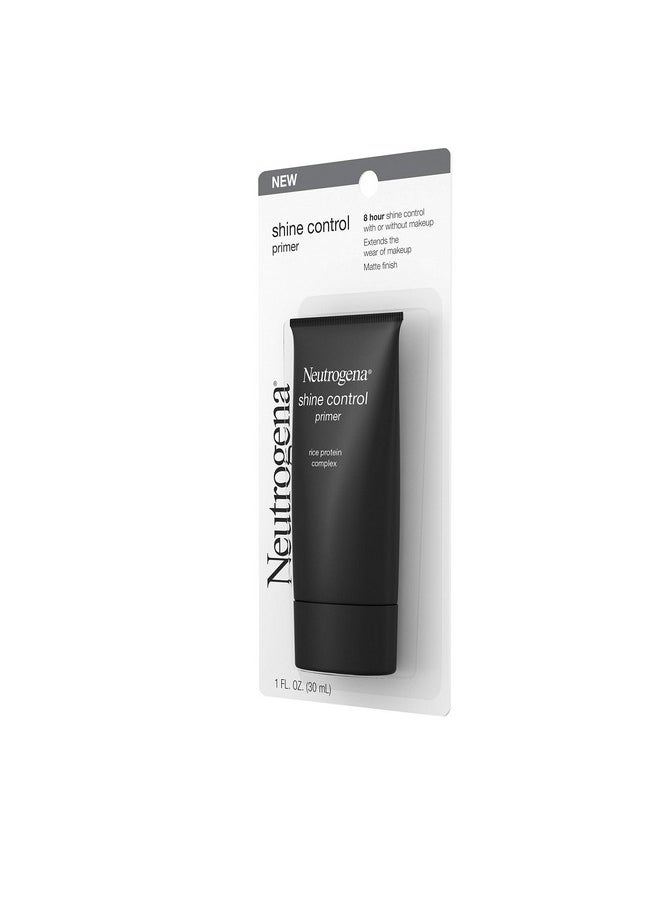 Neutrogena - Shine Control Mattifying Liquid Face Primer For Oily Skin Lightweight Non Comedogenic And Non Greasy Pore And Makeup Primer With Oil Absorbing Rice Protein 1 Fl. Oz - Image 1