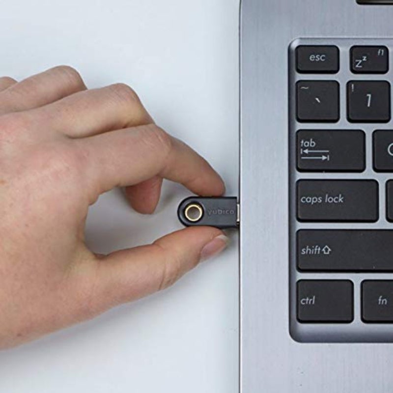 مفتاح أمان USB-C للمصادقة الثنائية، هيكل من الفولاذ المقاوم للصدأ، لمسة نهائية سوداء، مقاوم للماء ودعم متعدد البروتوكولات - Image 4