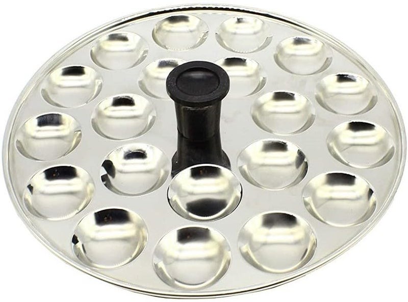 KLASSI KICHEN Idli Maker Stainless Steel - Idli Cooker with 3 Plates for idly, 1 plate for mini idly & 1 plate steamer| Idli maker induction base & Gas Stove Compatible (21 Idlies & 20 mini idlies) - Image 5