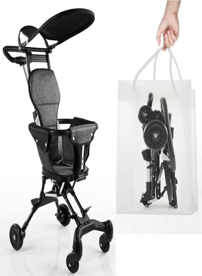 عربة أطفال Kevim Baby-Travel-Light، عربة أطفال صغيرة محمولة وخفيفة الوزن، تزن 6 أرطال فقط، وتتحمل وزنًا يصل إلى 55 رطلاً. - Image 1