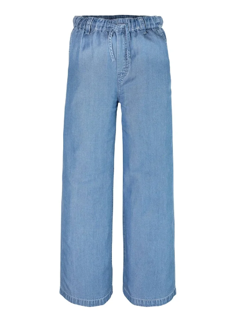TOMMY HILFIGER Chambray Wide Leg Trouser