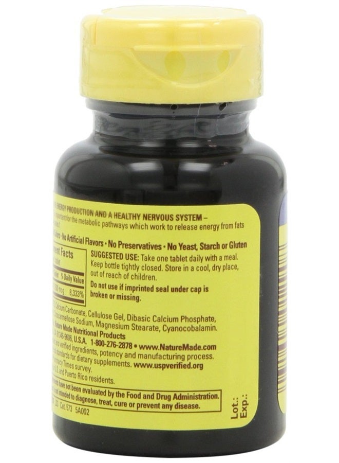 Nature Made Vitamin B-12 500 mcg Tablets 100 ea (Pack of 2)  - Image 2