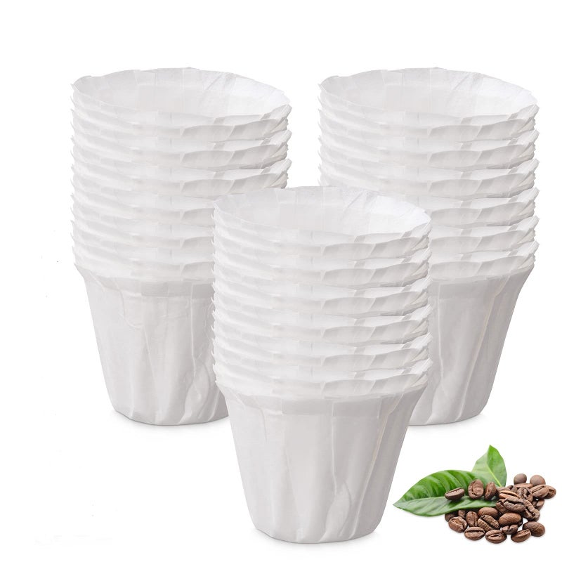 Disposable Paper Coffee Filters K Cup Paper Filters for Reusable Cups Kcup Coffee Pods Fits All Brands Reusable K Cups 150