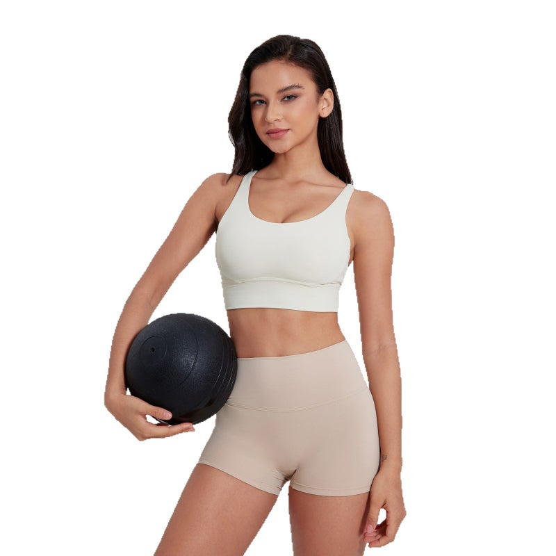 Women's High Waist Yoga Shorts Tummy Control Butt Lift Running Shorts - Image 4