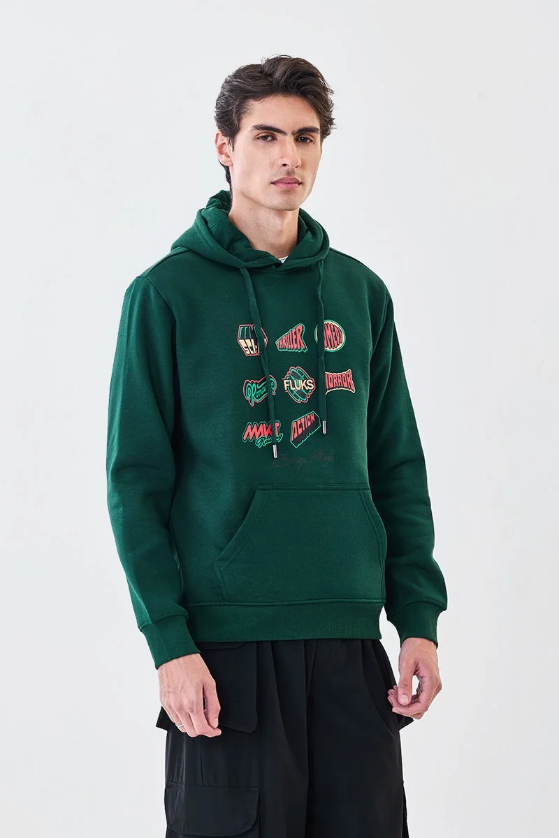 سنيتش Oversized Graphic Hoodie