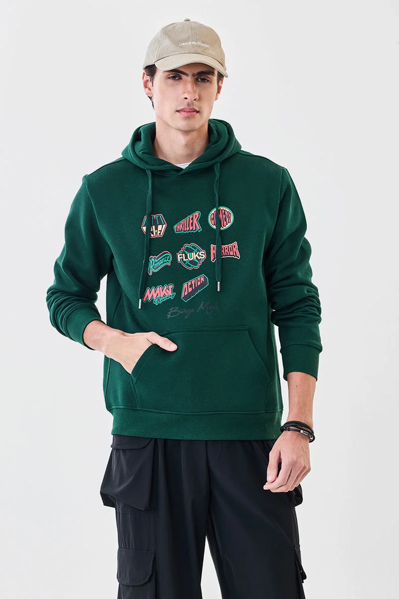 سنيتش Oversized Graphic Hoodie