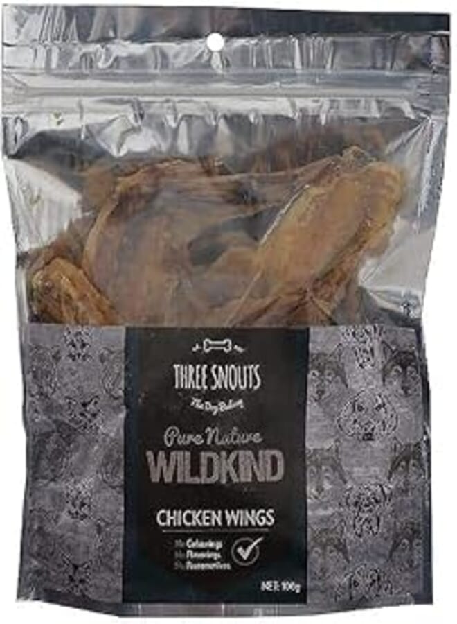 Three Snouts-Pure Nature WILDKIND Chicken Wings 100g