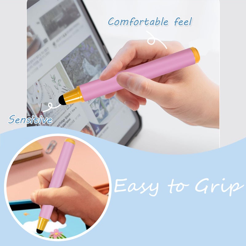 AGREJO Stylus Pens for Touch Screens, Crayon Stylus Pen for iPhone Ipad Air Mini Pro, Android Tablet, Dragon Touch, Compatible with All Touch Screens (5 Pack) - Image 2
