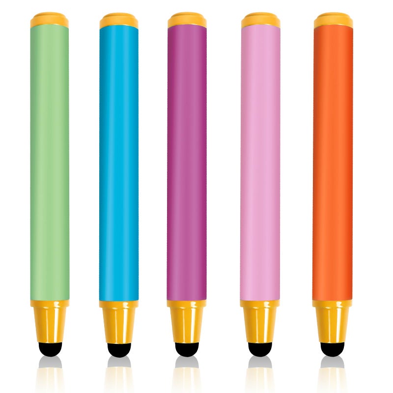 AGREJO Stylus Pens for Touch Screens, Crayon Stylus Pen for iPhone Ipad Air Mini Pro, Android Tablet, Dragon Touch, Compatible with All Touch Screens (5 Pack) - Image 1